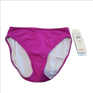 Gottex Women's NWT Magenta Bikini Bottoms, Size 8